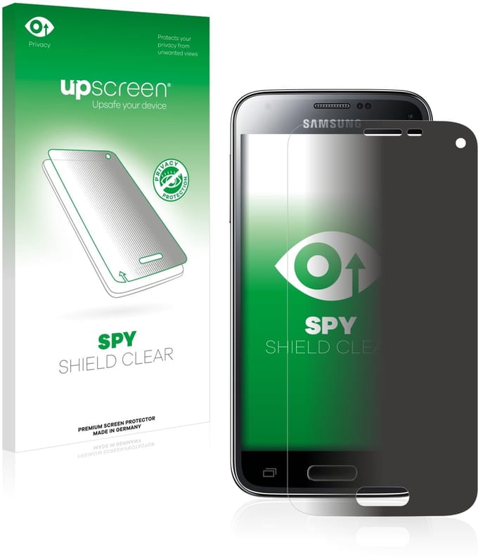 upscreen - privacy screenprotector voor Samsung Galaxy S5 Mini SM-G800F - Folie Beschermfolie Blauwlichtfilter