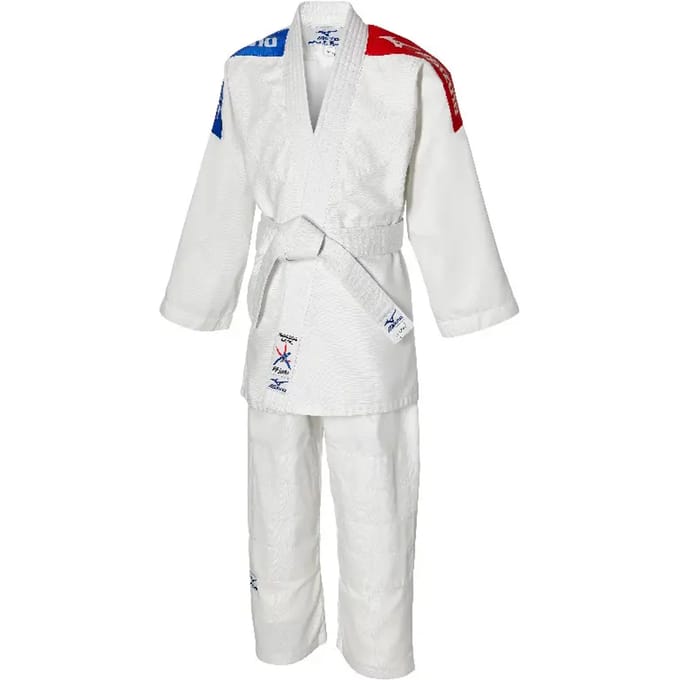 Kinder judo kimono Mizuno Shiro Plus FFJ