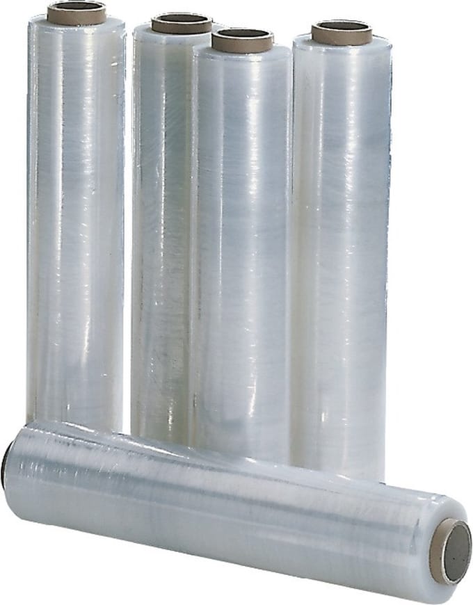 Stretchfilm L300 m x B450 mm 17 μm Transparant - Drielaags - Hoge Elasticiteit