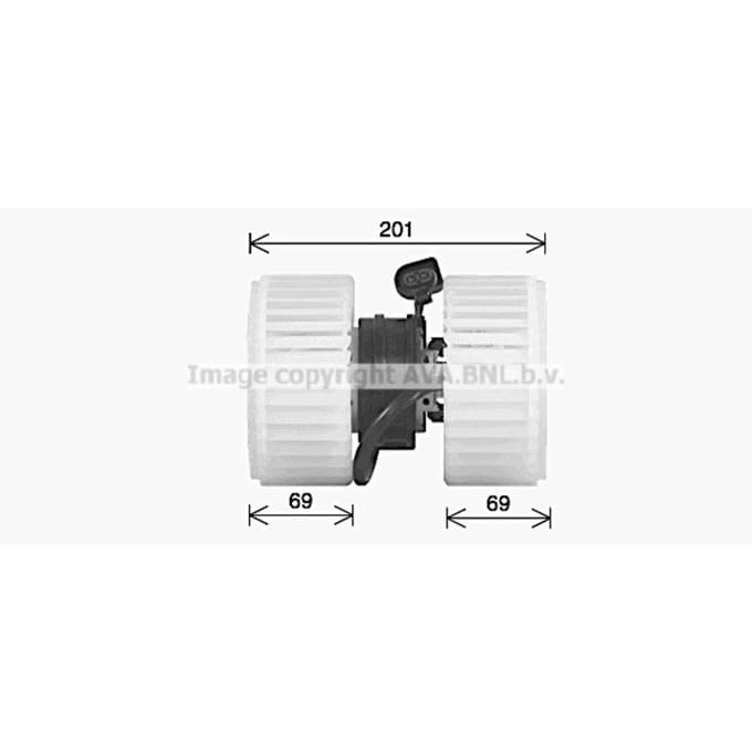 Elektromotor, interieurventilator AVA COOLING AI8443