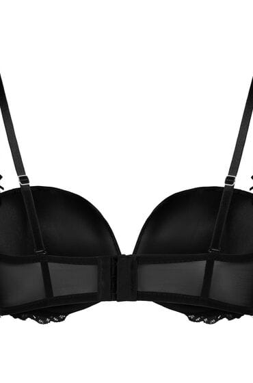 Hunkemöller Dames Lingerie Voorgevormde strapless beugel bh Posie - Zwart - maat C75
