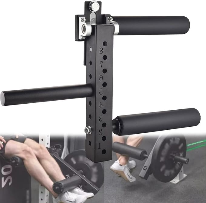 Beenverlenging Krulmachine - Leg Extension Curl - Beenspieren Trainen - 8 Verstelbare Posities - 18mm - Zwart