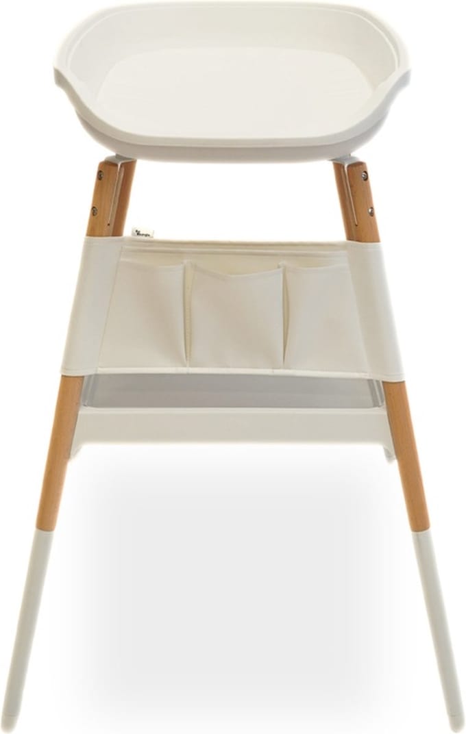 Bo Jungle - Balneo Changing Table Pure White - Luiertafel - Extra comfort en bescherming - Stevige poten