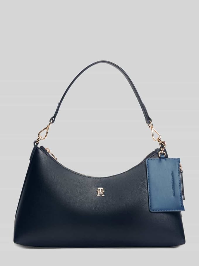 Handtas in leerlook model 'TH ICON SHOULDER BAG'