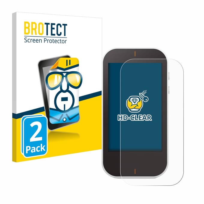 BROTECT - Screenprotector voor Garmin Approach G80 - Folie Beschermfolie transparant 2 Stuks