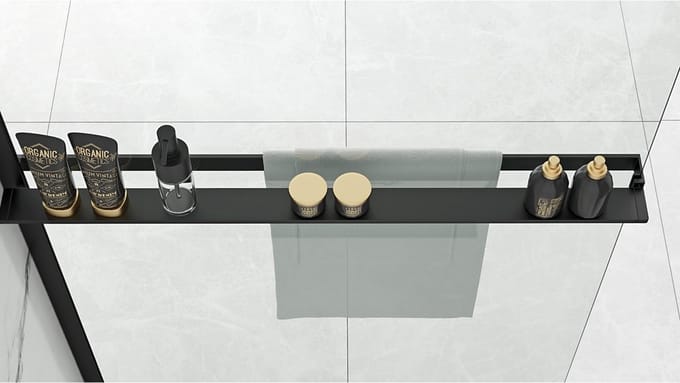 Rea Evo Handdoekhouder Zwart 120X65X120Cm