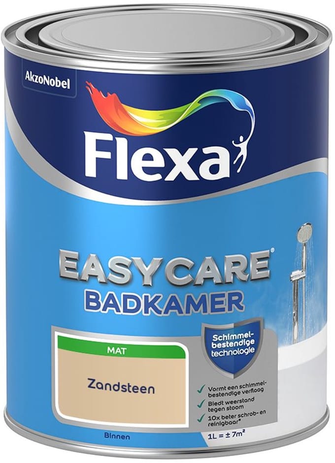 Flexa - Easycare Badkamer - Zandsteen - Mengverf - 1 L
