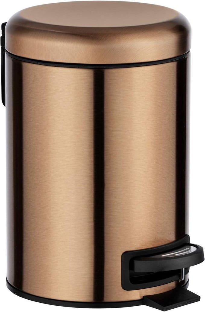 Stainless Steel Pedal Bin for Bathroom and Kitchen – Elegant Design with Easy Close Mechanism
