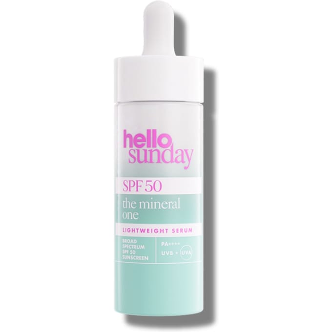 Hello Sunday The Mineral One - Lightweight Serum Drops Spf 50 Pa ++++