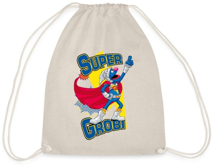 Sesamstraat Super Grobi Superheld Gymtas