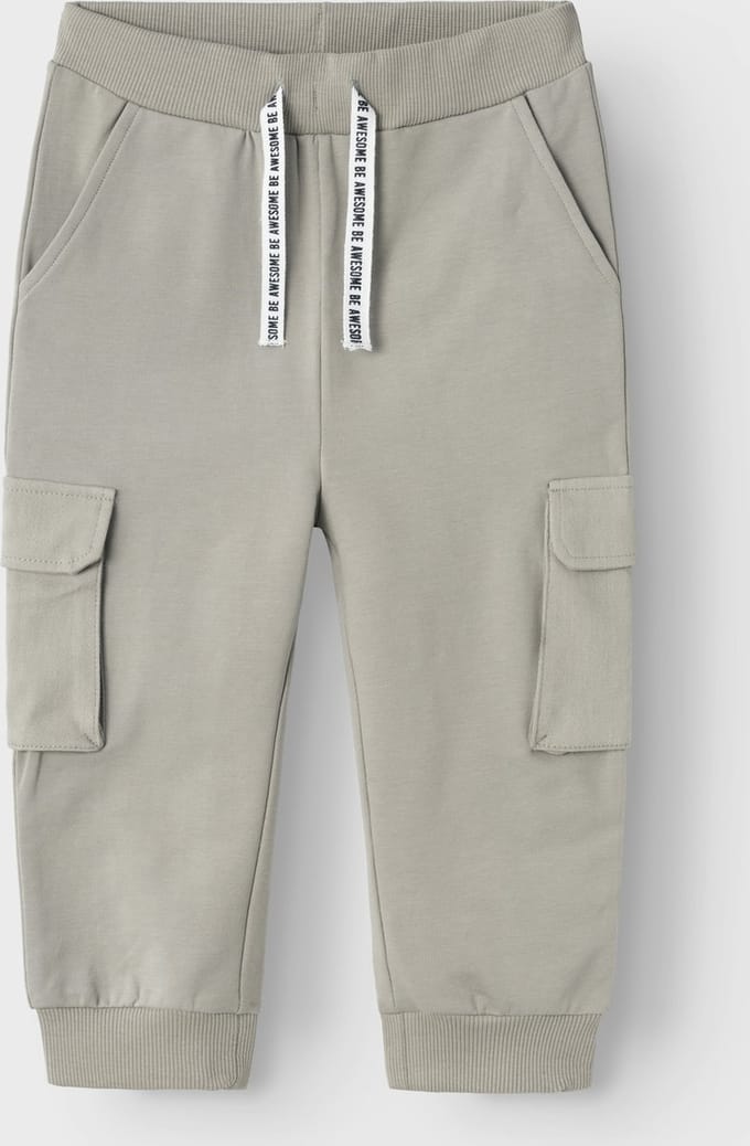 Name It mini jongens joggingbroek LUTIL Wild Dove Loose Fit - Maat 98