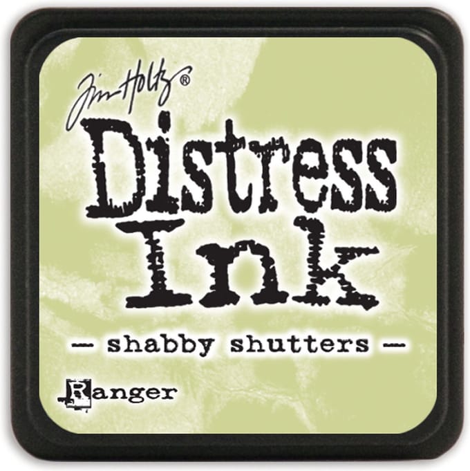 Tim Holtz - Ranger Distress Stempelkussen - Mini ink pad - Shabby shutters - TDP40163