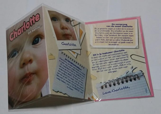 naam wenskaart - Charlotte
