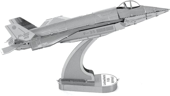 F-35 JSF Miniature Bouwpakket - Metaal - Eenvoudig-Gemiddeld
