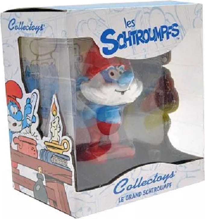 De Smurfen - Grote smurf - kunsthars - verzamelfiguur - 12cm - Plastoy