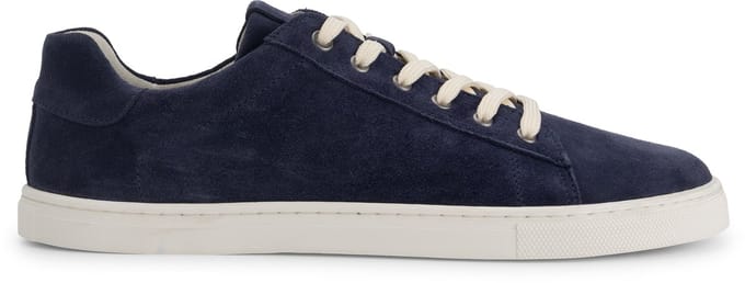 Travelin' Blekestad Heren - Barefoot sneaker - Suede - Navy