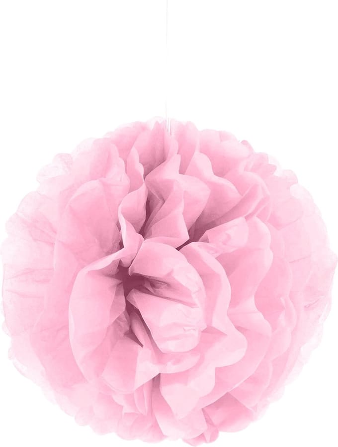 Vegaoo - Roze papieren plafonddecoratie