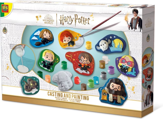 SES Creative - Harry Potter - Gips gieten - Knutselset met verf, gips en stickers
