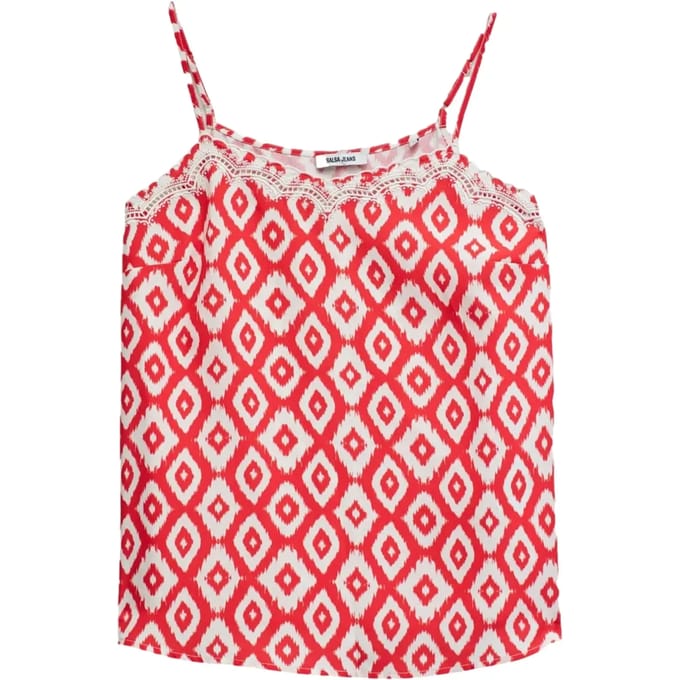 Vrouwen tanktop met motief Salsa Jeans