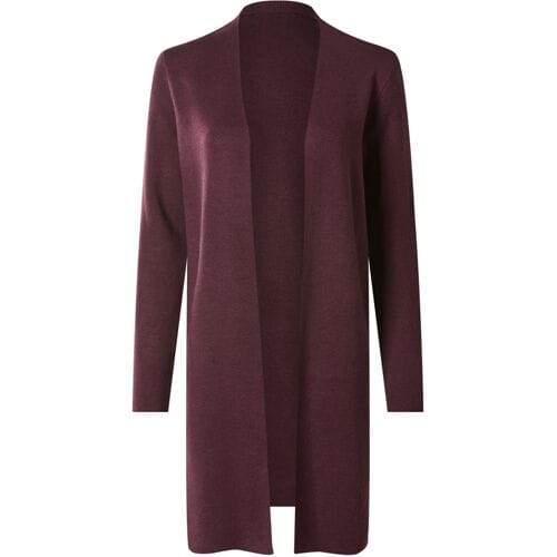 ESMARA Lang dames vest (Bordeauxrood, XS (32/34))