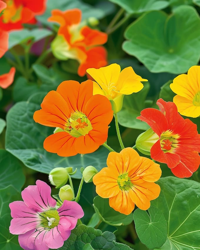 2 sets - Oost-Indische Kers Zaden Tom Thumb Tropaeolum Majus Eenjarig