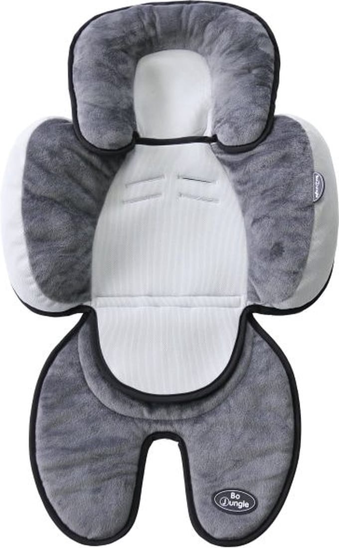 Bo Jungle B-Snooze Grey-Black 3 in 1 Universeel Kussen