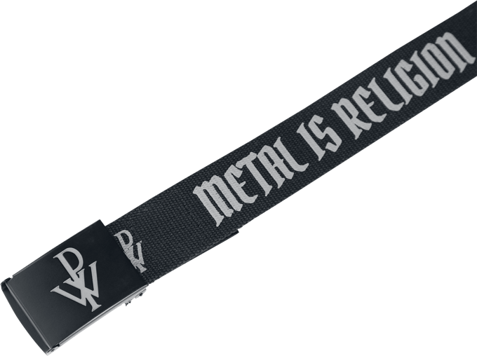 Powerwolf Metal Is Religion Unisex Riem - zwart - Standard