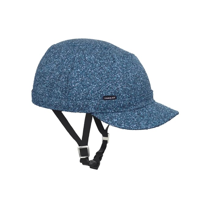 Cover voor Yakkay helm - Paris Ocean Tweed - medium
