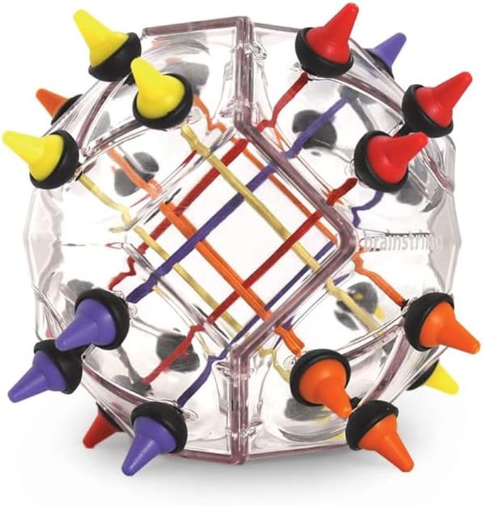 Hersenkraker Puzzel - 3D Puzzel - Mentale Uitdaging - Ontwarren van Koorden - 20 x 10 cm - Multi kleuren