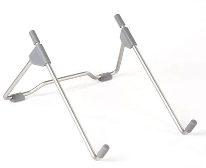 Universele Verstelbare & Opvouwbare Laptop Standaard | Laptop, Tablet, E-Reader & Boek | Aluminium Stand