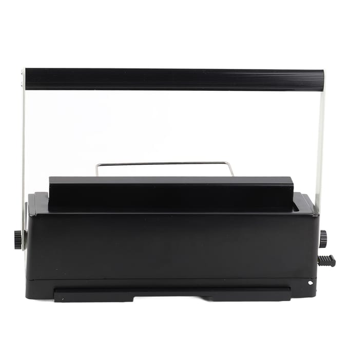 Bindmachine 2 Spiralen 34 Gaten 12 Vel Ponscapaciteit Spiraalvormige Bindmachine voor A4 black