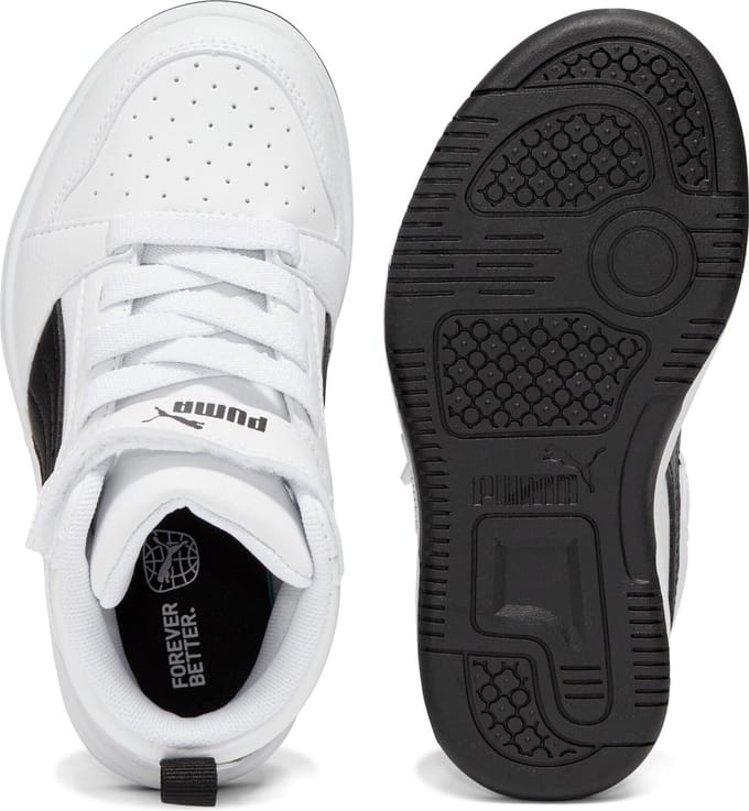 PUMA Puma Rebound V6 Mid AC+ PS Unisex Sneakers - PUMA White-PUMA Black