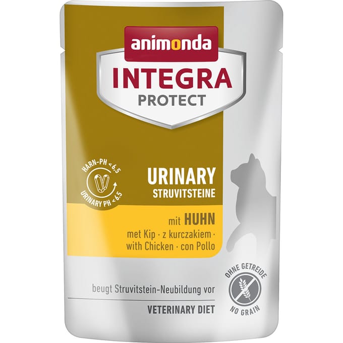 Animonda Integra Cat Pouch Urinary Struvit - Chicken - Kip 1 x 85 g - Maaltijdzakjes Kattenvoer