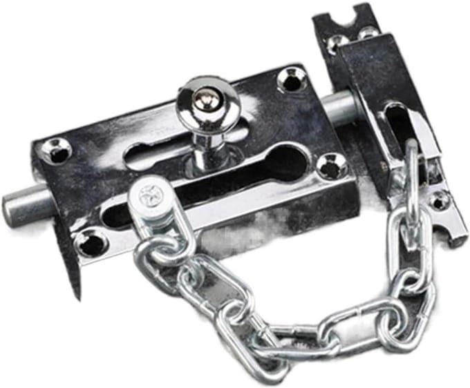 Deurketting Beveiliger - Veiligheidsketting Deur - Extra Veiligheid - Massief Metaal - 1 Stuks - Chroom