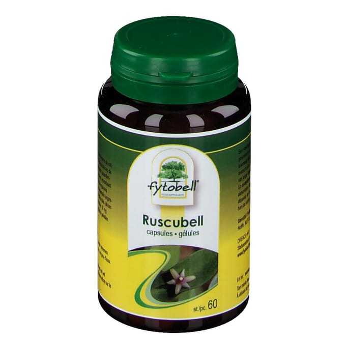 Fytobell - Ruscubell - Hart en Bloedsomloop - Voedingssupplementen -  60 capsules