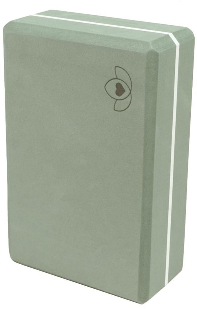 Yoga blok high density asgroen - Lotus