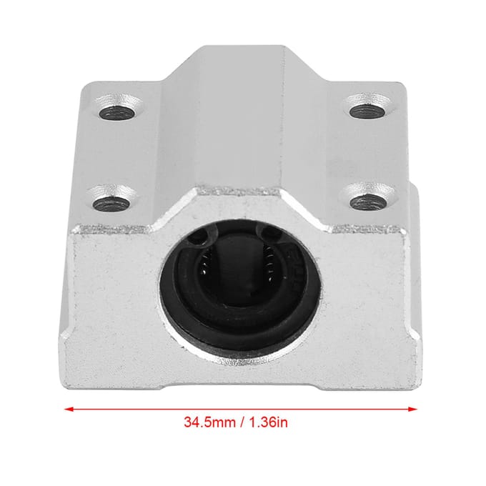 4 stuks SCS8UU 8mm Lineaire Beweging Kogellager Glijbus Glijblok voor 3D Printer white