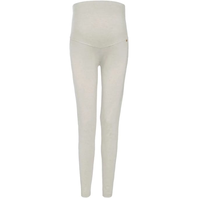 Baby's Only Zwangerschapsbroek Glow - Zwangerschapslegging gemaakt uit 95% viscose en 5% elastaan - Ecru - L