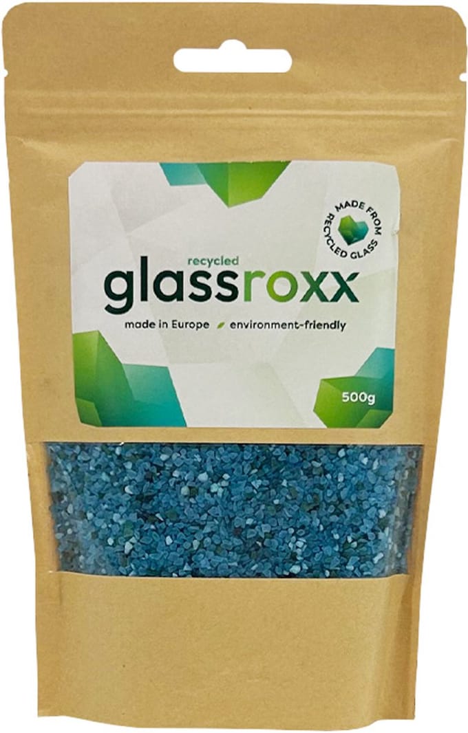 Jesmonite Glassroxx - Small - pouch 500g - Sky blue