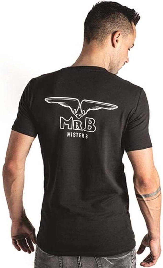 Mister b t-shirt zwart xl