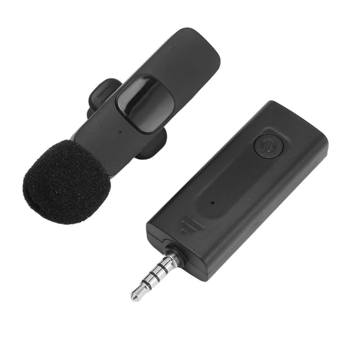 3.5mm Draadloze Lavalier Reversmicrofoon Intelligente Ruisonderdrukking Automatische Koppeling Clip-On Microfoon