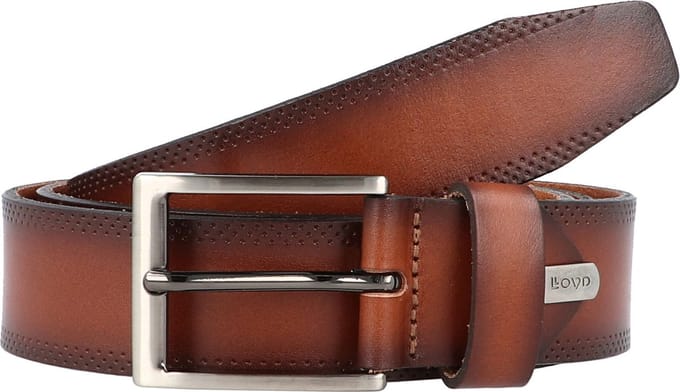 LLOYD Leren Riem Cow Leather Men´s Belt W100 Brandy Bruine