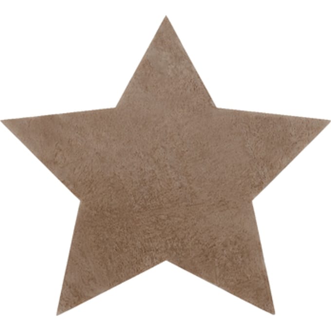 Kleden Rugsx Modern wastapijt SHAPE 3148 Ster shaggy - 80x80 cm