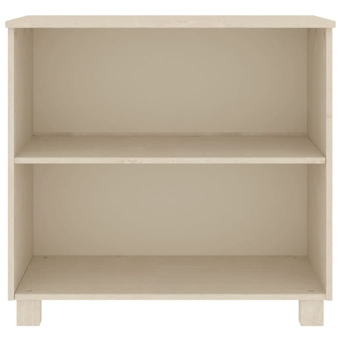 vidaXL - Dressoir - HAMAR - 85x35x80 - cm - massief - grenenhout - honingbruin