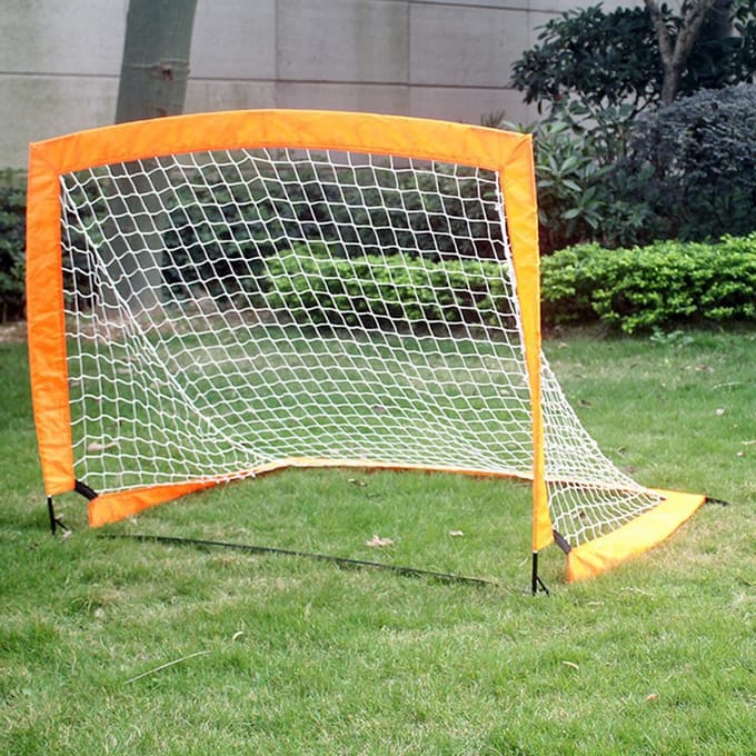 Filet de Football Portable pour enfants, pliable, filet d'entraînement de Football, Sport de plein air, pour enfants gray