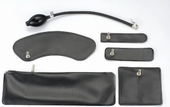 Opblaaszakken met handpompje