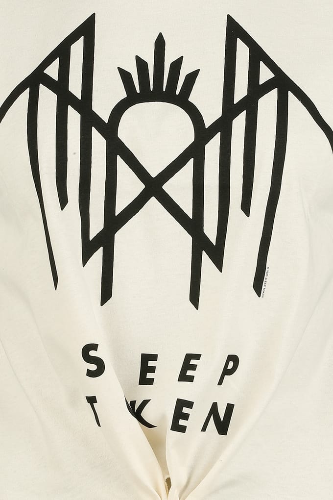 Sleep Token Top - Amplified Collection - Crystalina Logo - S tot XL - voor Vrouwen - gebroken wit
