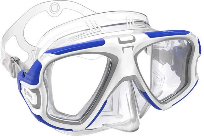 Mares Edge Eco Box Duikmasker Wit,Blauw Man,Vrouw