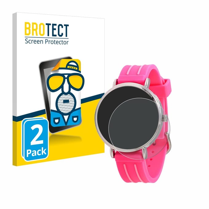 BROTECT - Screenprotector voor Kiddus Children's Learning Watch - Folie Beschermfolie matte 2 Stuks