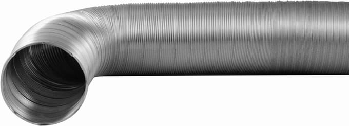 ALU semidec afvoerslang Ø152mm 3m